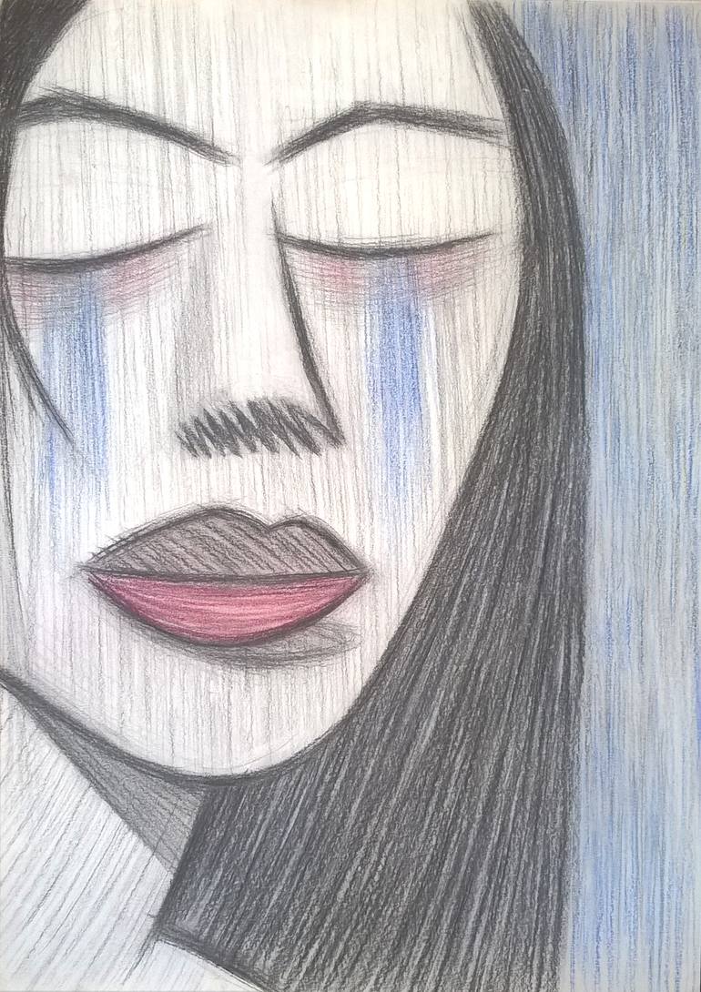 Featured image of post Sad Woman Drawing Images Almost files can be used for commercial