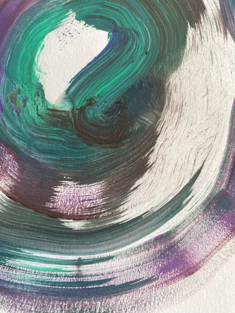 Original Abstract Expressionism Nature Painting by Lucy Simpson