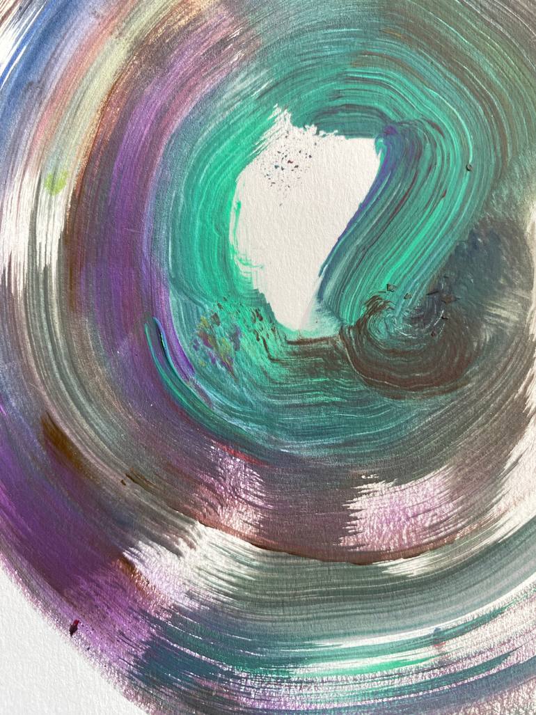 Original Abstract Expressionism Nature Painting by Lucy Simpson