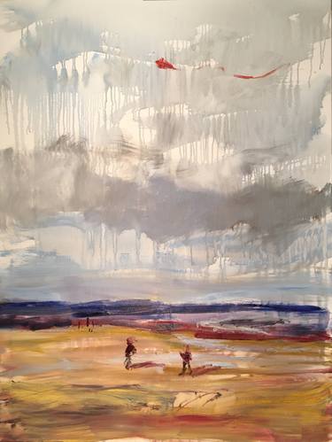 Original Expressionism Landscape Painting by Francois Barthelemy