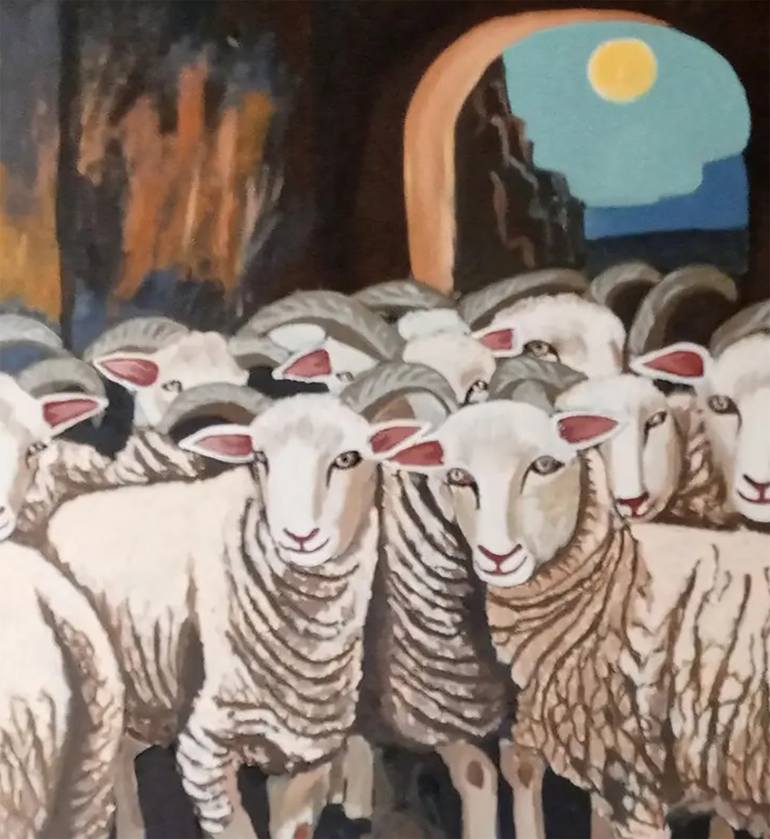 Original Realism Animal Painting by Naoufal Ahocal