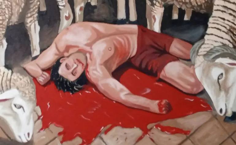 Original Realism Animal Painting by Naoufal Ahocal