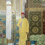 Portrait of King Mohammed VI panting original by naoufal ahocal by naoufal ahocal
