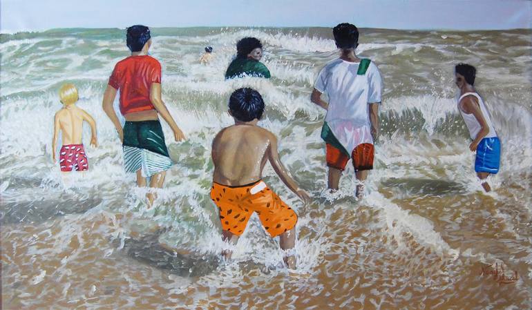 Original Realism Fantasy Paintings by Naoufal Ahocal