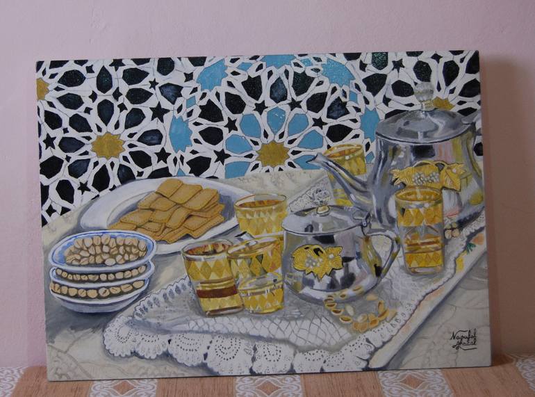 Original Street Art Cuisine Painting by naoufal ahocal