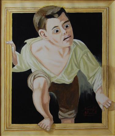 the origin Copy panting Pere Borrell del Caso oil panting  by naoufal ahocal thumb