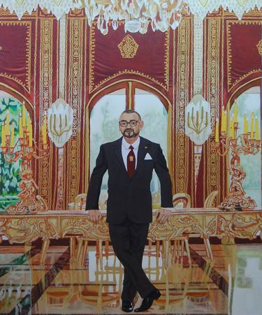 best panting king of morocco by naoufal ahocal thumb