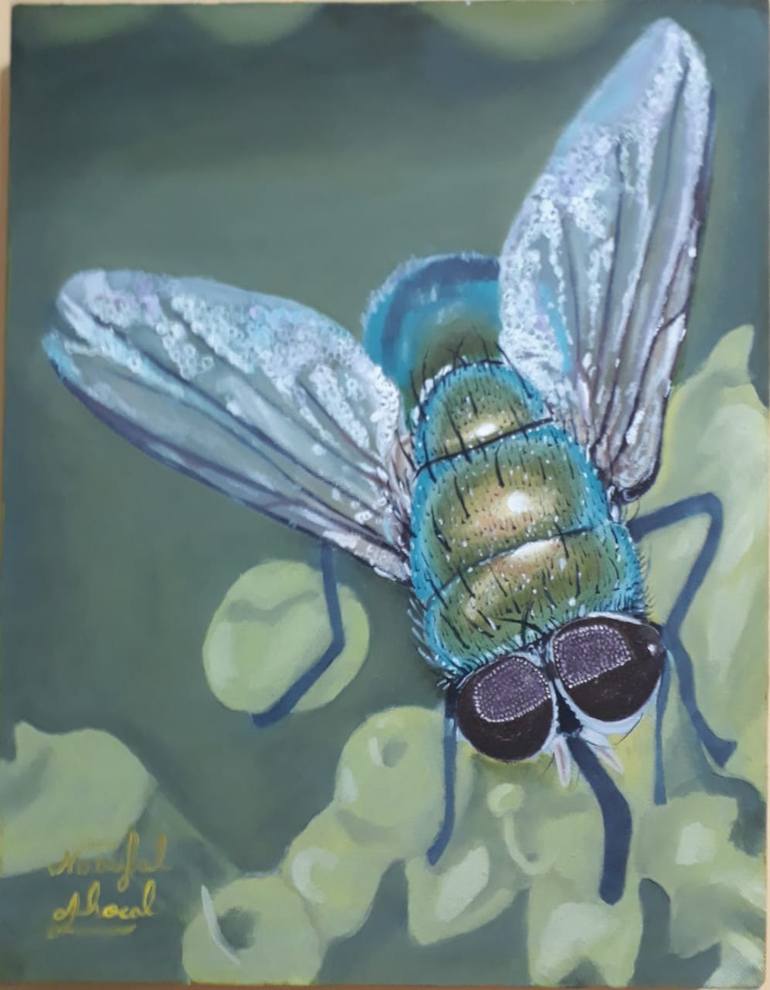 Original Figurative Animal Painting by Naoufal Ahocal