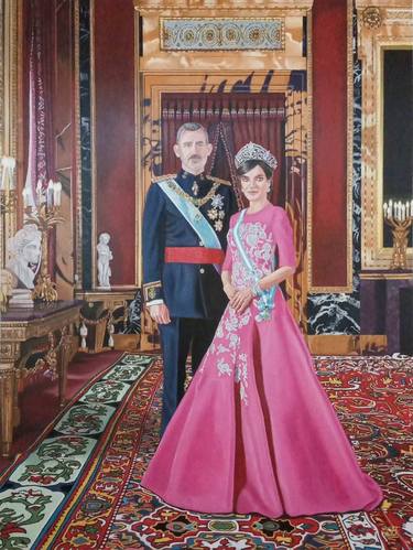 King Felipe VI and Queen Letizia Ortiz  is from  Spain orginal thumb