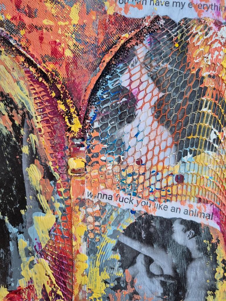 Original Conceptual Erotic Collage by PıNar Soytürk