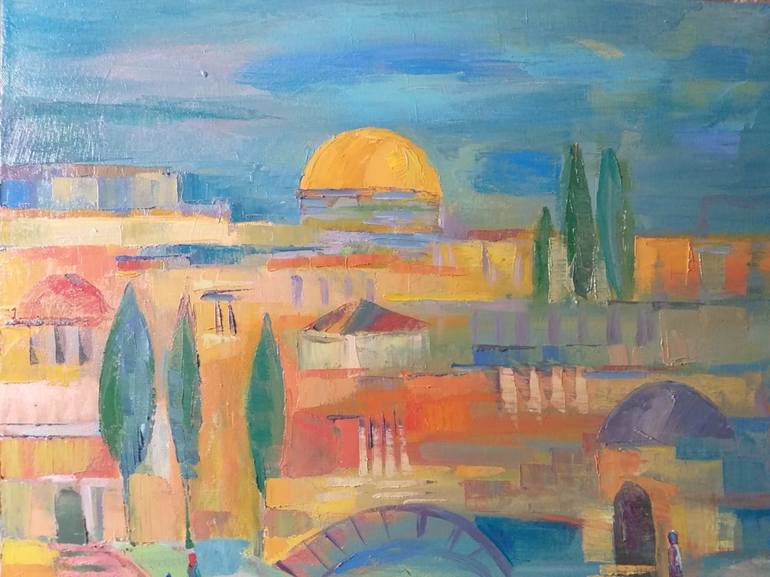 Jerusalem. Part two. Inspiration. Painting by Natalia Evseeva | Saatchi Art