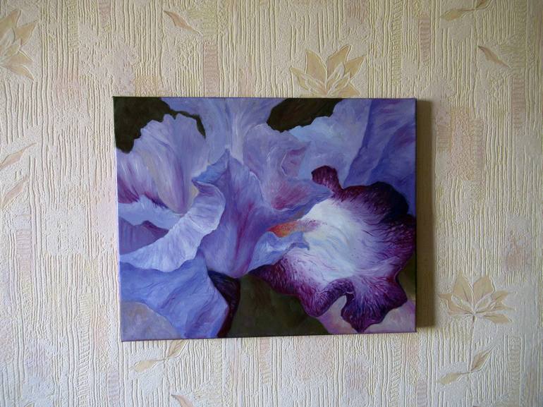 Original Abstract Botanic Painting by Zhanna Maniakina