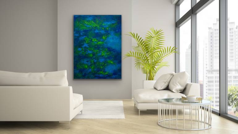 Original Impressionism Abstract Painting by Kim Hernandez