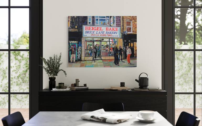 Original Contemporary Cities Painting by Emilia Chubb