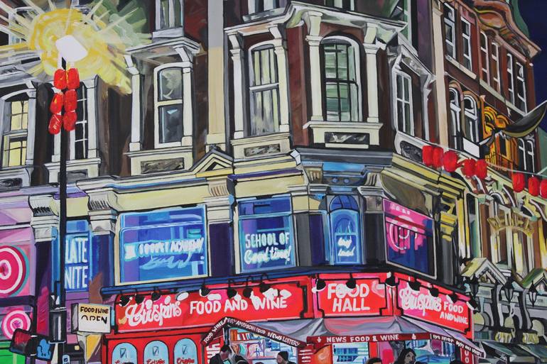 Original Contemporary Cities Painting by Emilia Chubb