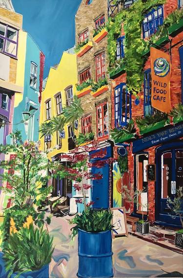 Original Expressionism Cities Paintings by Emilia Chubb