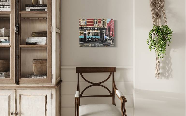 Original Architecture Painting by Emilia Chubb