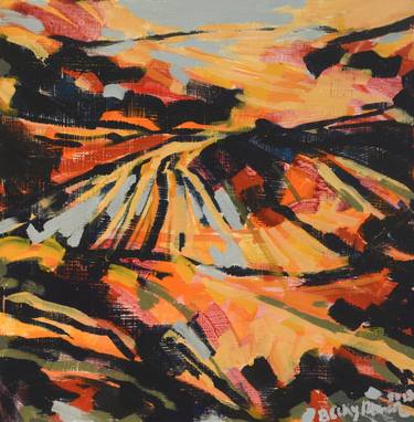 Print of Abstract Expressionism Landscape Paintings by Rebecca Mason