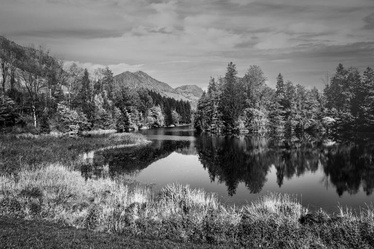Vision of Infrared light "Lessoc Lac" - Limited Edition of 5 - Print