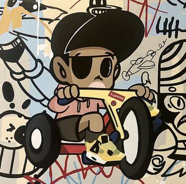 Original Pop Art Cartoon Paintings by Marlon Diggs