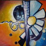 Blue flower by Clara Macovei