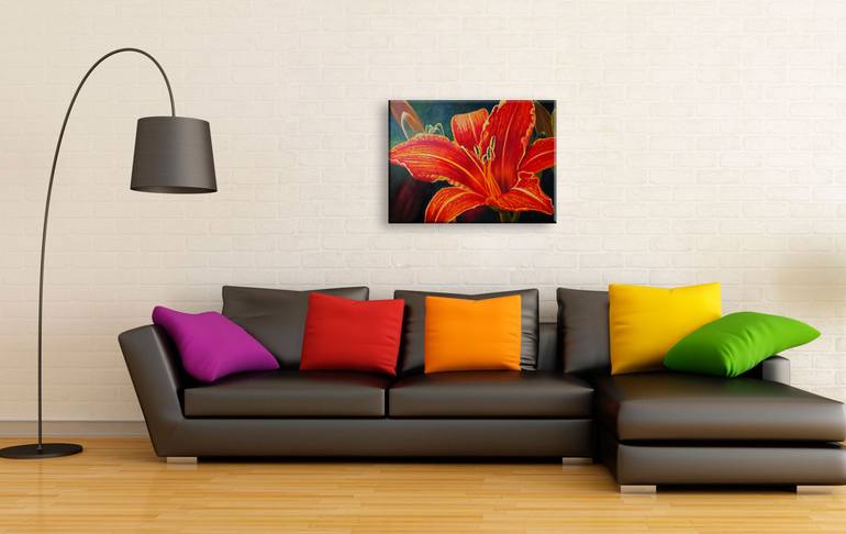 Original Realism Floral Painting by Galina Rodionova
