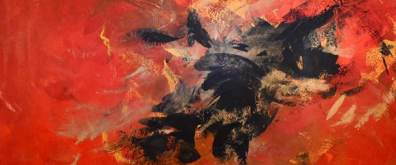 Original Abstract Painting by Wilna Wolf
