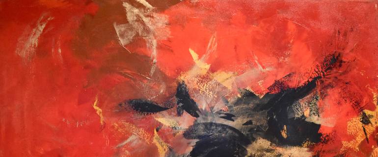 Original Abstract Painting by Wilna Wolf
