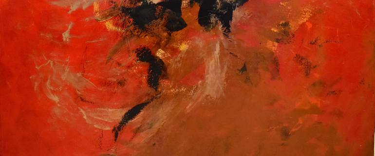 Original Abstract Painting by Wilna Wolf
