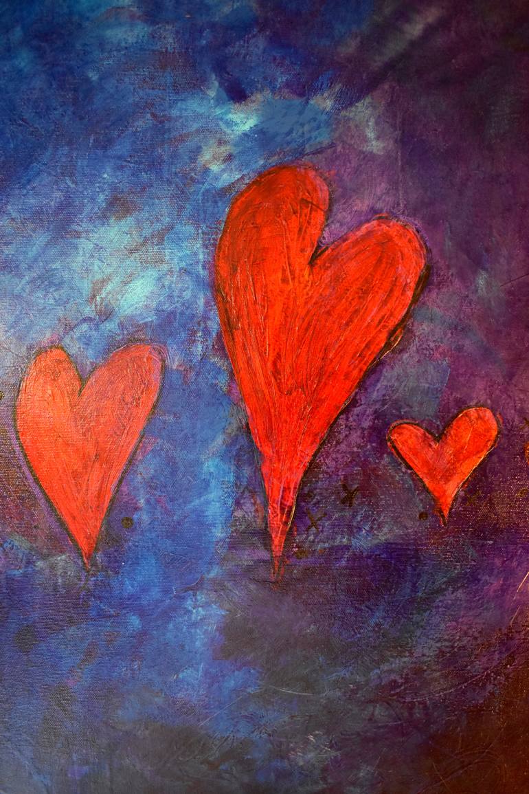 Original Abstract Expressionism Abstract Painting by Wilna Wolf