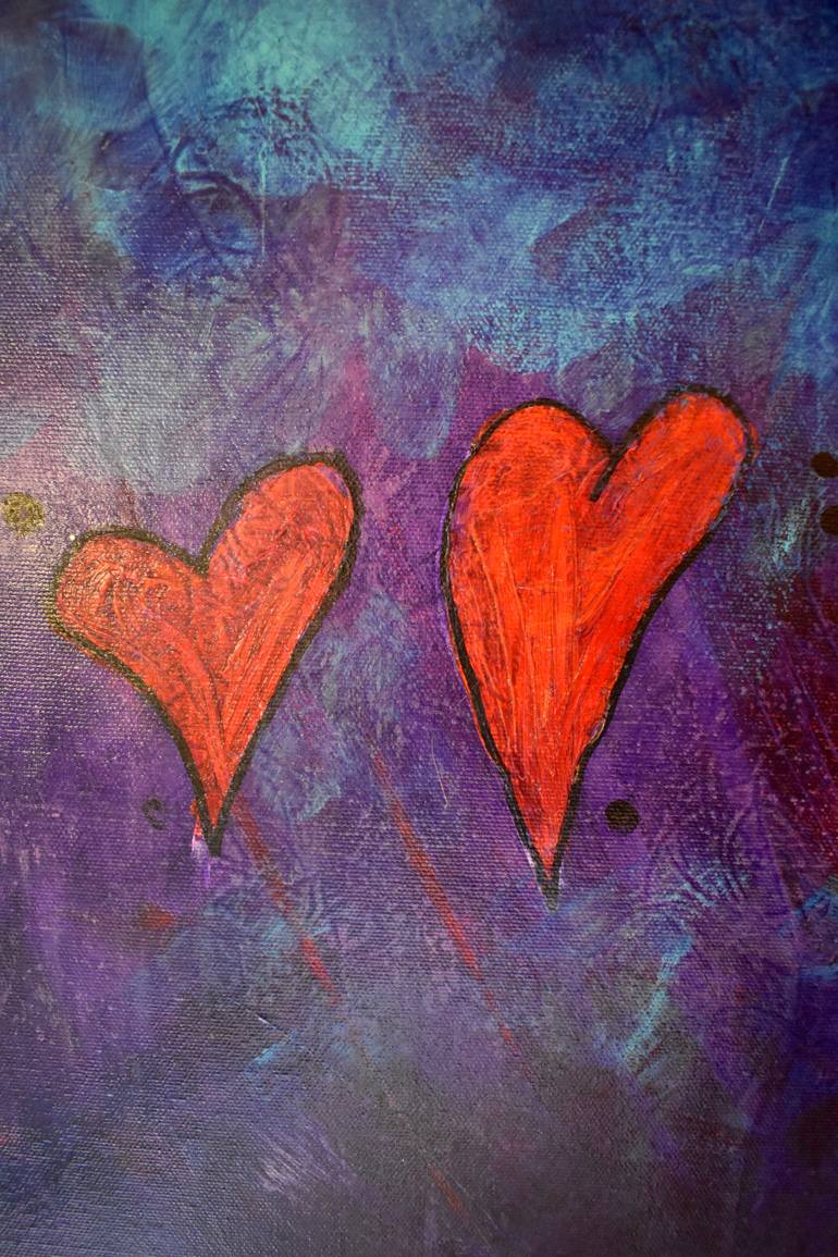 Original Abstract Expressionism Abstract Painting by Wilna Wolf