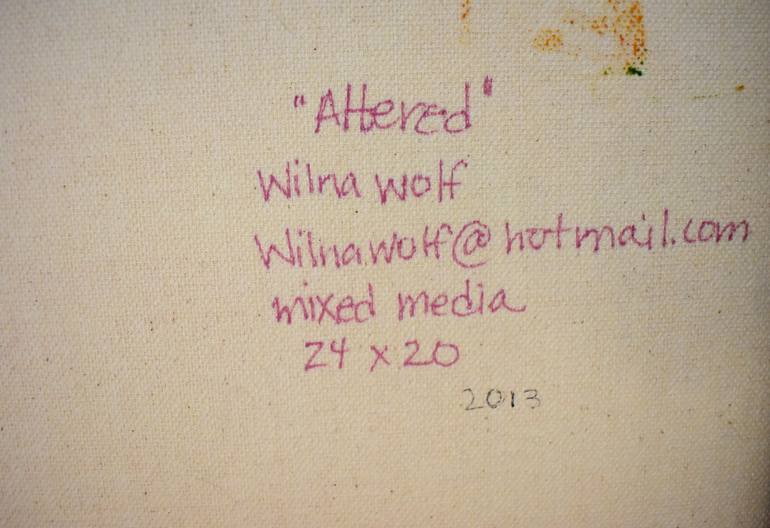 Original Abstract Expressionism Abstract Painting by Wilna Wolf