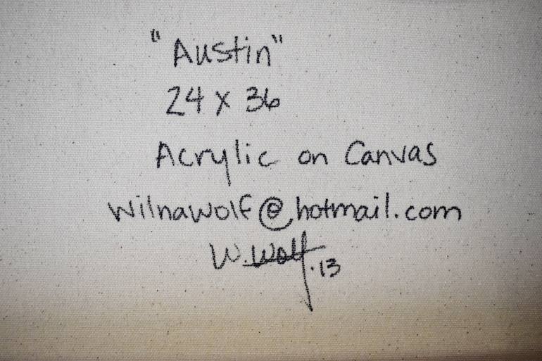 Original Abstract Expressionism Abstract Painting by Wilna Wolf