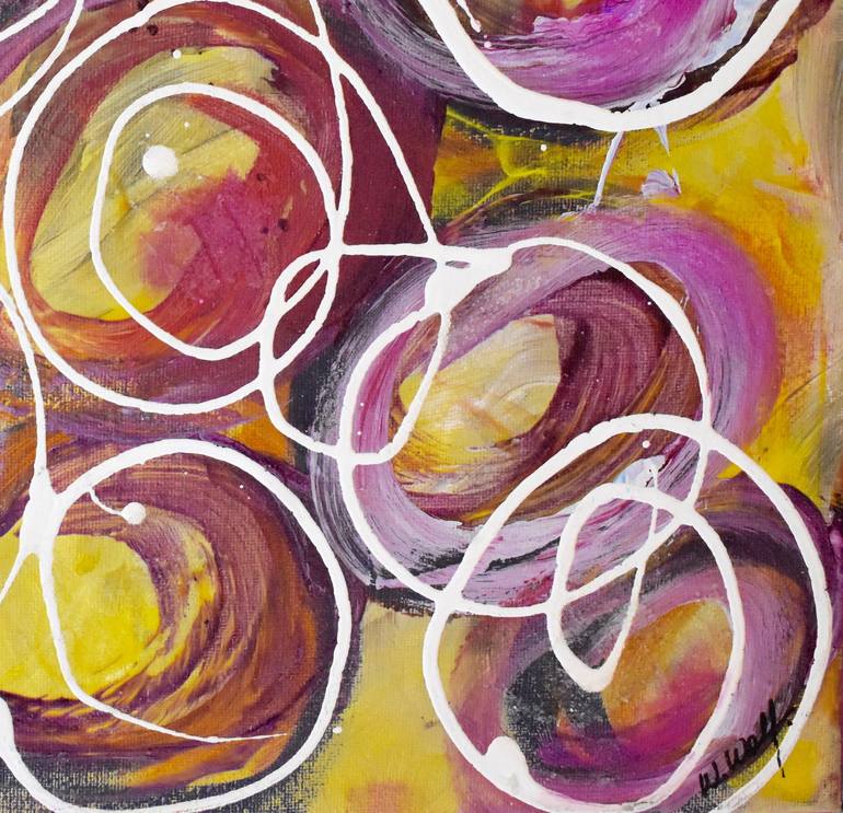 Original Abstract Painting by Wilna Wolf