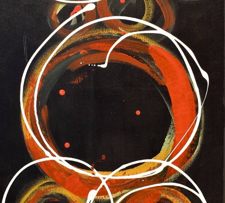 Original Abstract Expressionism Abstract Painting by Wilna Wolf
