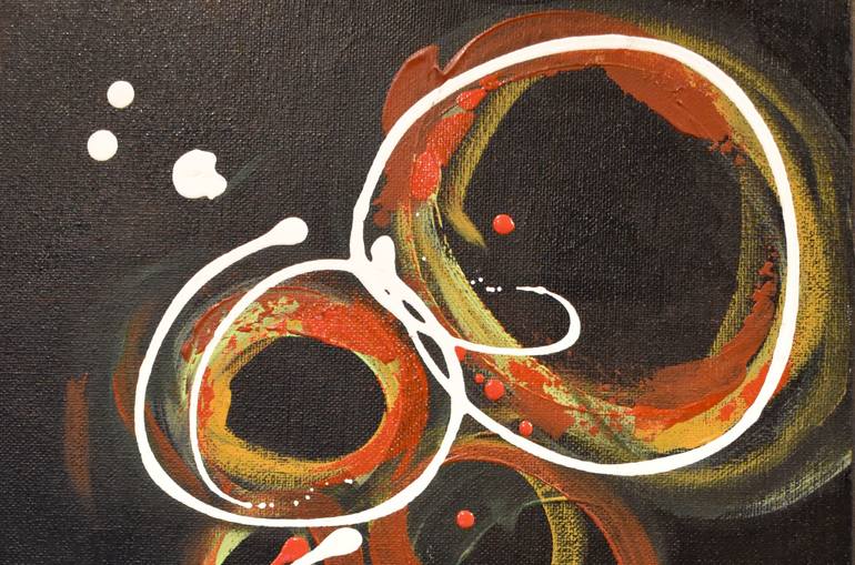Original Abstract Expressionism Abstract Painting by Wilna Wolf