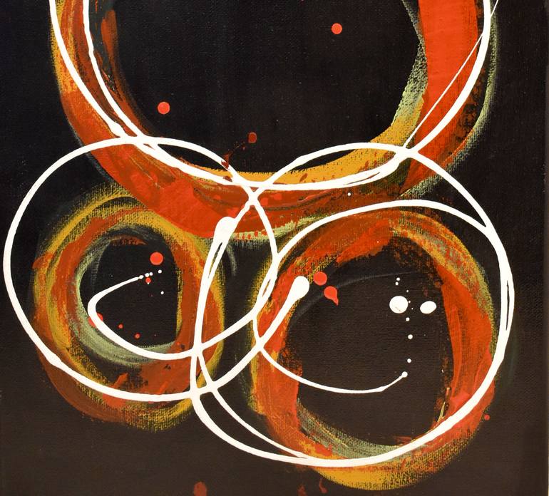 Original Abstract Expressionism Abstract Painting by Wilna Wolf