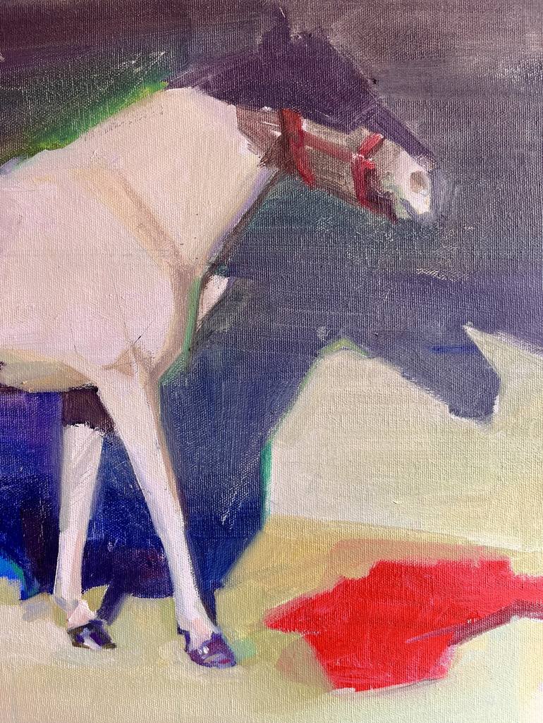 Original Horse Painting by Madalena Leitão