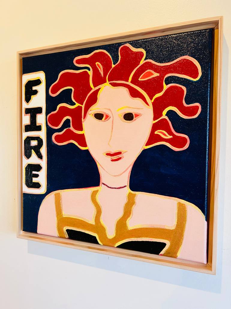 Original Contemporary Women Painting by Kerry Campbell