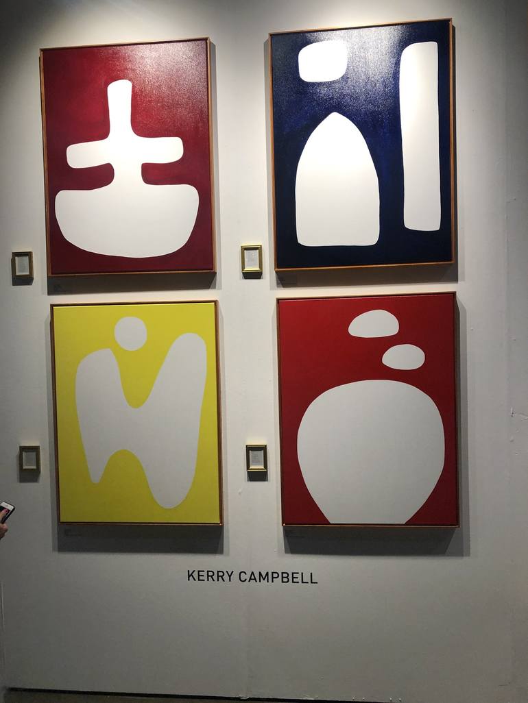 Original Minimalism Abstract Painting by Kerry Campbell