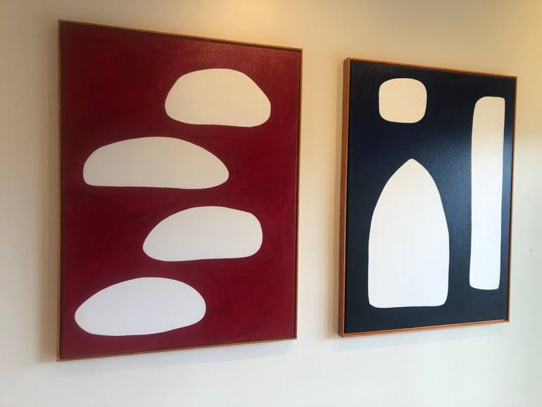 Original Minimalism Abstract Painting by Kerry Campbell
