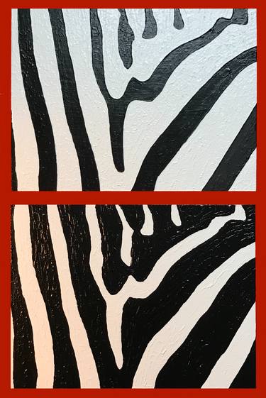 Original Abstract Animal Paintings by Lawrence Sherman