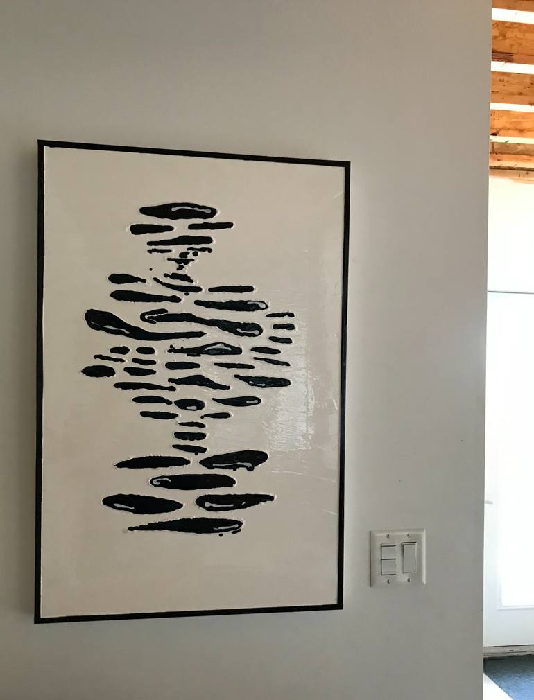 Original Abstract Expressionism Abstract Painting by Lawrence Sherman