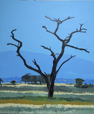 Original Figurative Tree Paintings by Lawrence Sherman