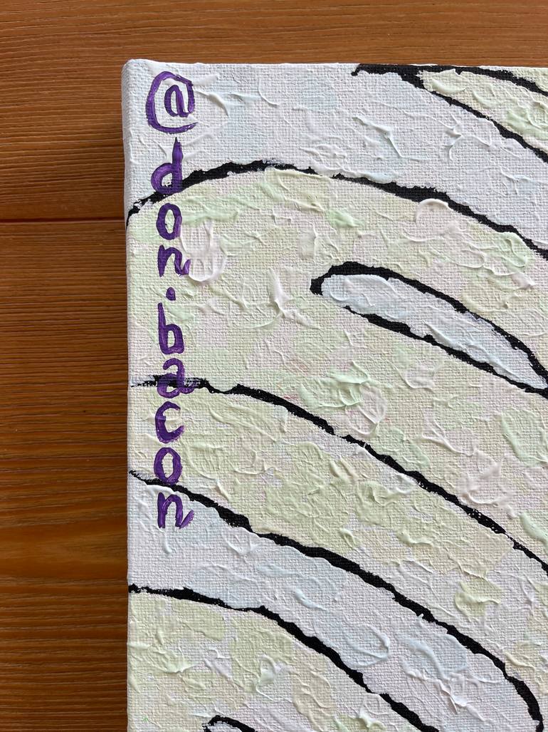 Original Abstract Botanic Painting by Don Bacon