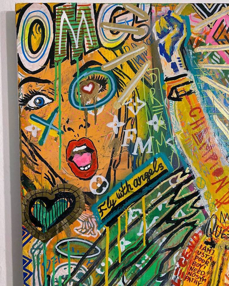 Original Conceptual Pop Culture/Celebrity Painting by Tadas Sokolovas