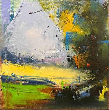 Original Abstract Expressionism Landscape Paintings by Arman Allakhverdian