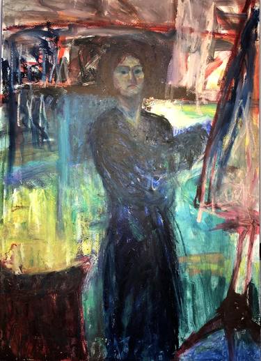 Original Expressionism Women Paintings by Fran Lea