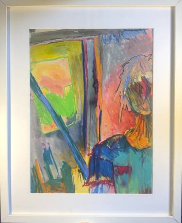 Original Expressionism People Drawings by Fran Lea
