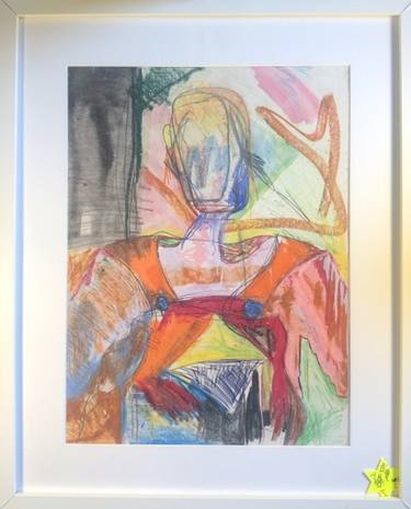 Original Expressionism Women Drawings by Fran Lea